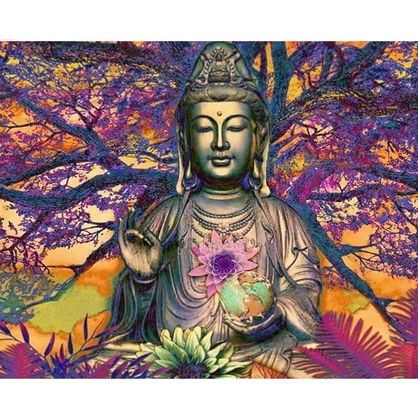 Arbre de Bouddha Broderie Diamant Diamond Painting