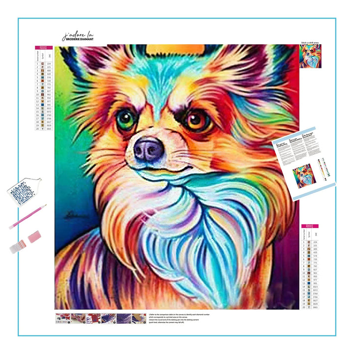 Chien Chihuahua Broderie Diamant Diamond Painting