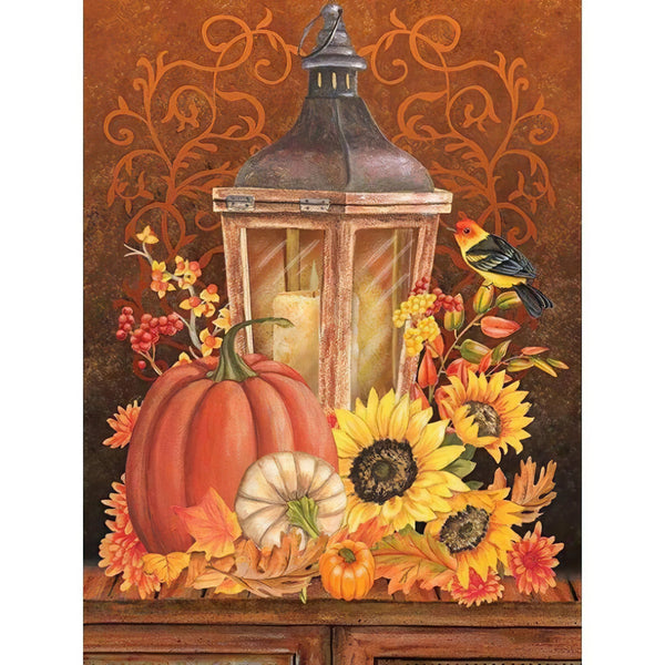 Fleurs d'Halloween Broderie Diamant Diamond Painting