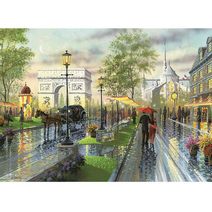 Rue des jours de pluie Broderie Diamant Diamond Painting