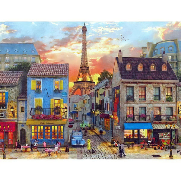 Rues de campagne de la ville de Paris Broderie Diamant Diamond Painting