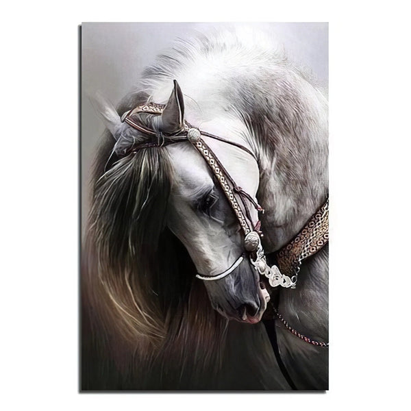 Un Cheval avec une Superbe Crinière Broderie Diamant Diamond Painting